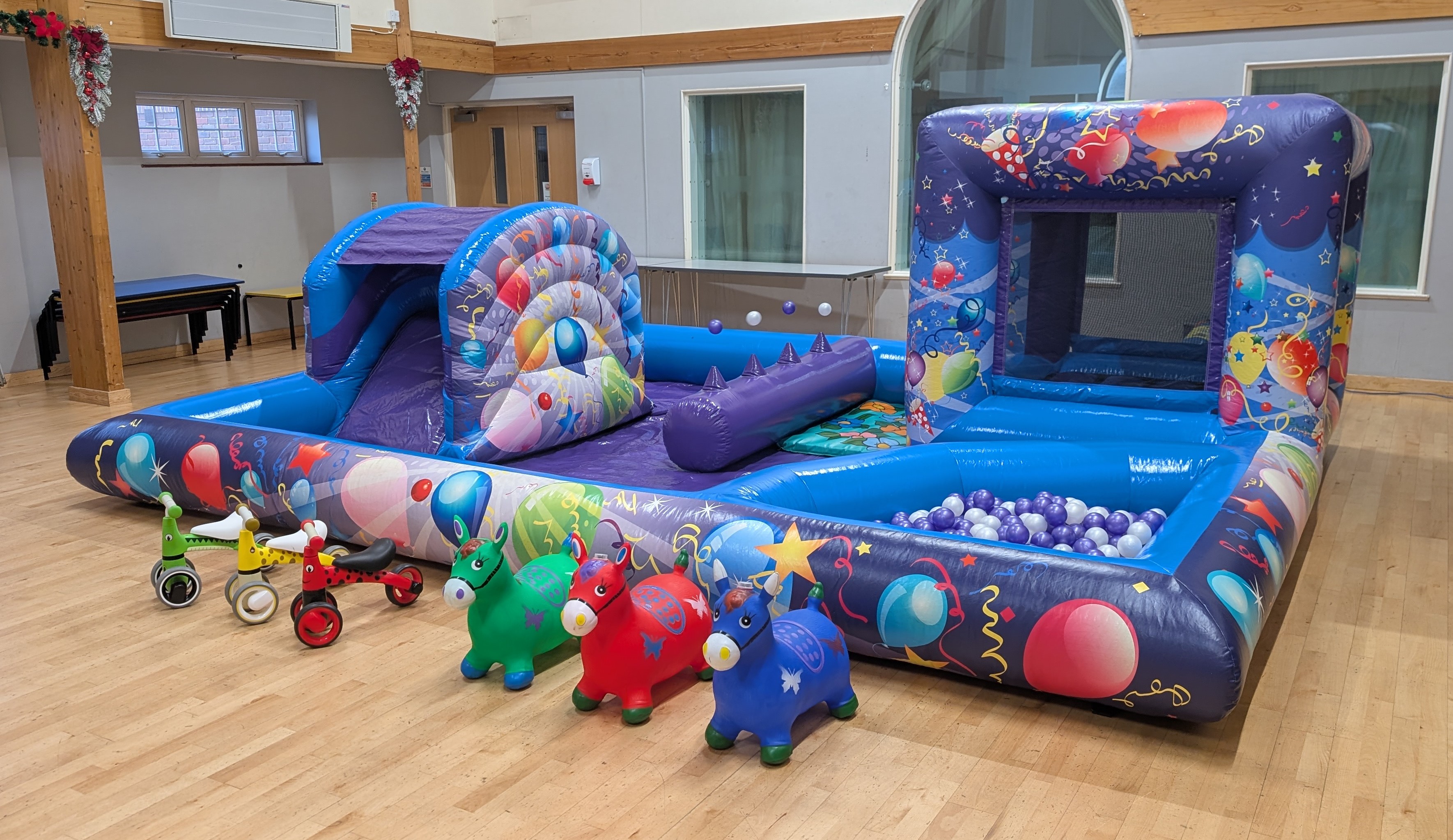 Party Toddler Playzone soft play and ball pond hire in Harlow indoor party setup